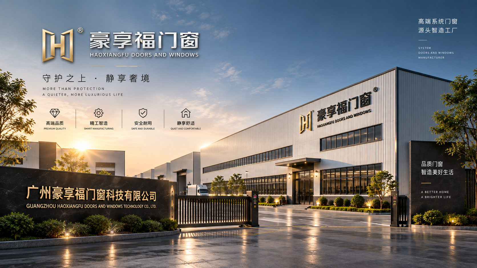 Haoxiangfu Doors & Windows factory exterior